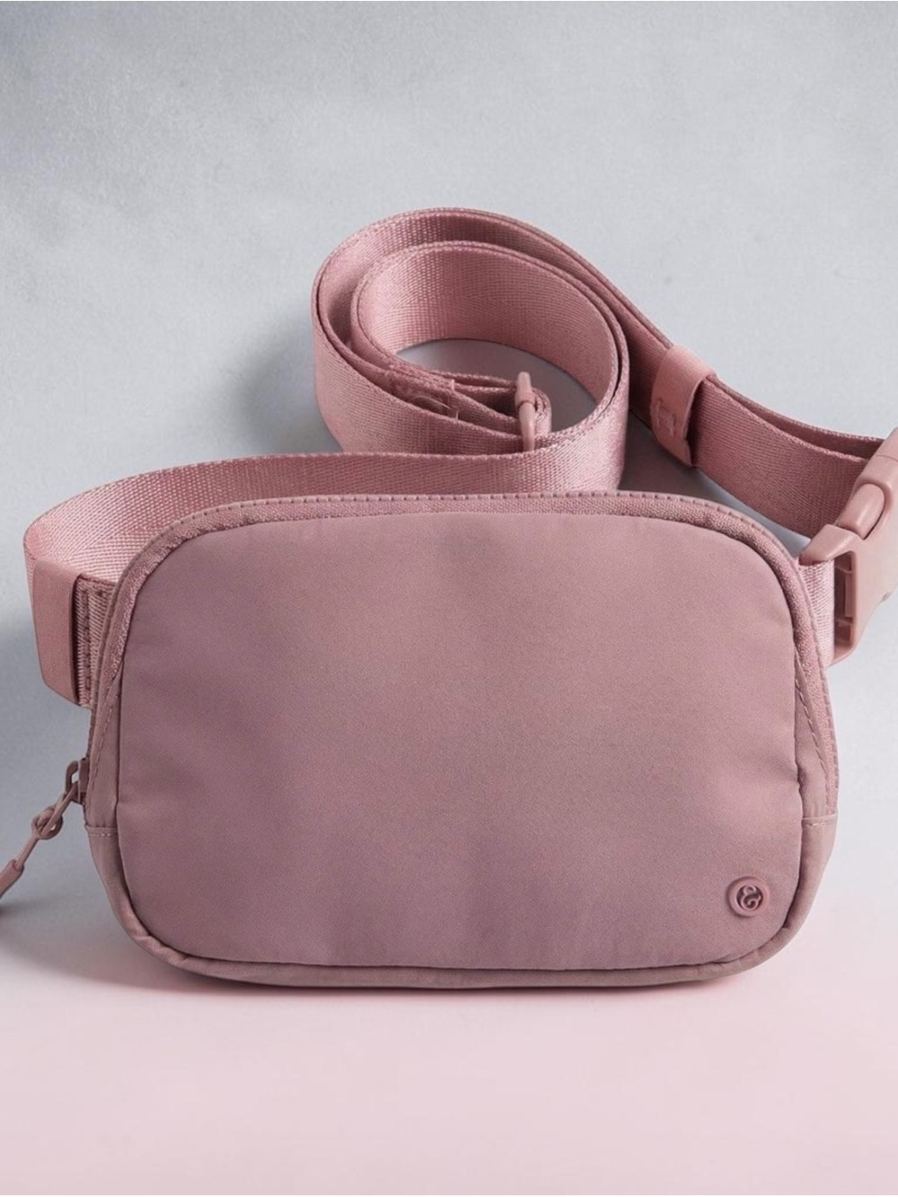 Joan & David Sport Nylon Passport Belt Bag Blush